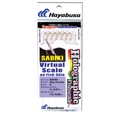 Hayabusa Sabiki® EX040 – Sliver Fish Skin – Hologram Finish