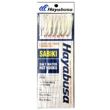 Hayabusa Sabiki® EX123 – Feather White & Flash Yarn
